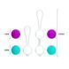 Вагинальные шарики Pretty Love Kegel Ball набор 3 вида, фиолетово-бирюзовый 14265 фото 6