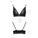 Еластичний топ з мереживом Passion TOP black SO4178 фото 6 Safeyourlove