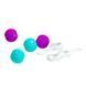 Вагинальные шарики Pretty Love Kegel Ball набор 3 вида, фиолетово-бирюзовый 14265 фото 5