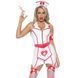 Костюм медсестры Leg Avenue ER Hottie, S, 4 предмета, белый 86985/S фото 1