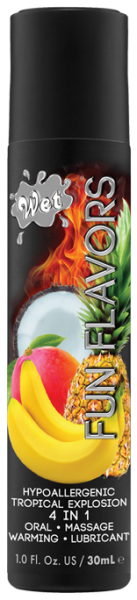 Розігріваючий лубрикант Wet Fun Flavors Tropical Fruit Explosion (мультифрукт) 30 мл WT43083 SafeYourLove