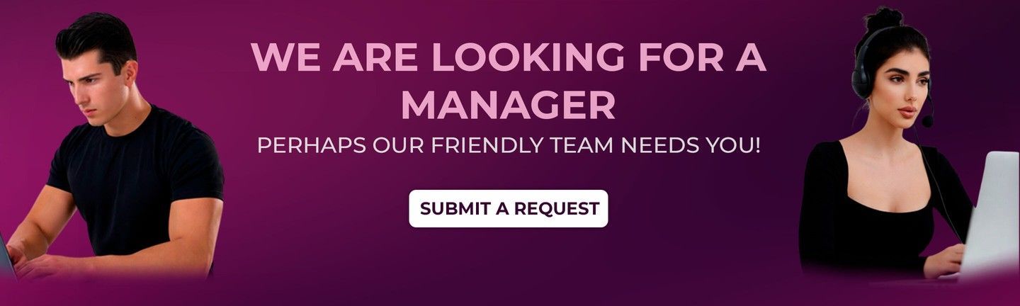 We are looking for a manager