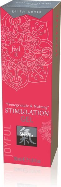 Żel do stymulacji intymnej Shiatsu Granat i Gałka Muszkatołowa, 30 ml
