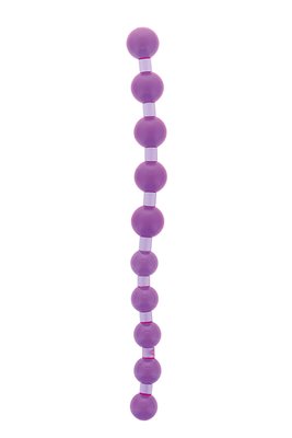 Анальная цепочка Jumbo Jelly Thai Beads Carded, LAVENDER T110505 фото
