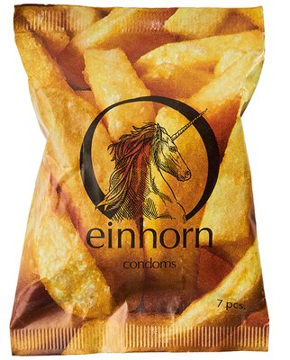 Упаковка 7шт веганських презервативів Einhorn Food Porn UCIU000840 SafeYourLove