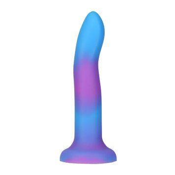 Фалоімітатор, що світиться в темряві, ADDICTION Rave 8&Prime; Glow in the Dark Dildo Blue Purple, 20,3 см SO6851 SafeYourLove