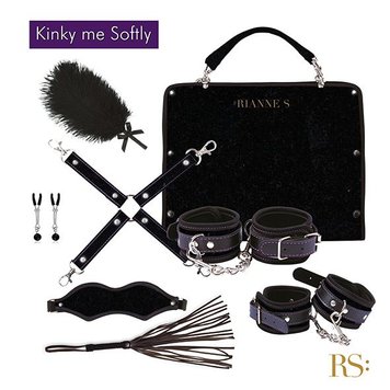 Подарунковий набір для BDSM RIANNE S — Kinky Me Softly Black: 8 предметів для задоволення SO3864 SafeYourLove