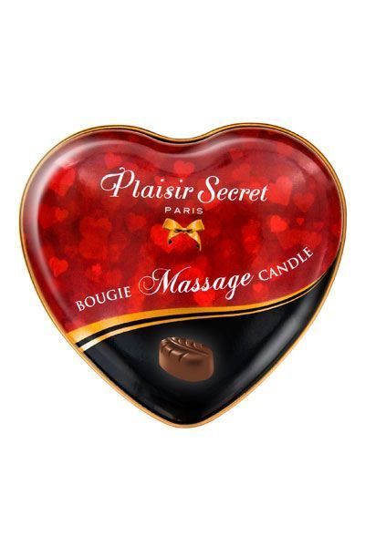 Plaisirs Secrets Czekoladowa świeca do masażu serca (35 ml)