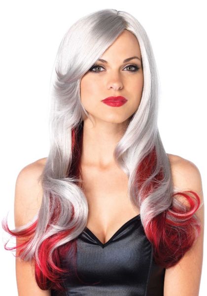 Leg Avenue Allure Multi Color Wig Grey/ SO8008 SafeYourLove