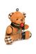 Брелок плюшевый БДСМ медвежонок с кляпом, 9 см х 9 см 50519/AH118 фото 1