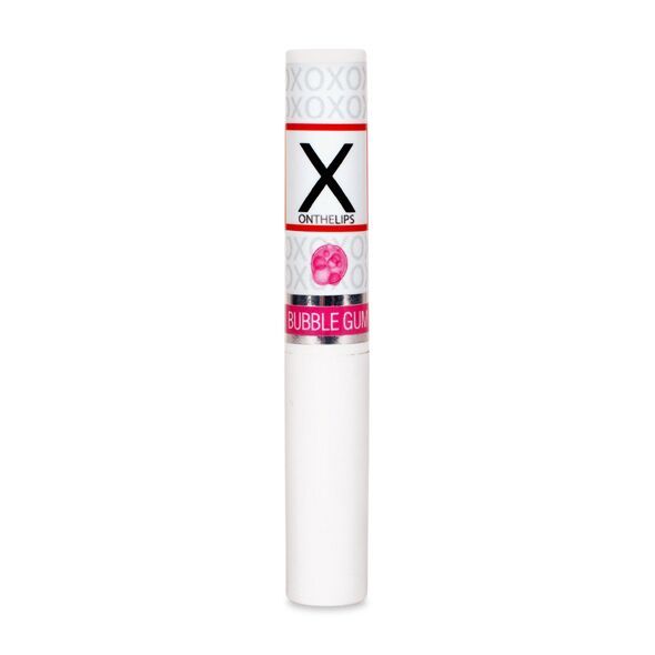 Stymulujący balsam do ust unisex Sensuva - X on the Lips Bubble Gum z feromonami, guma do żucia