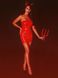 Платье лакированное красное “Соблазнительница Марго”, молния на всю длину сзади SO4453 фото 3