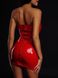 Платье лакированное красное “Соблазнительница Марго”, молния на всю длину сзади SO4453 фото 2