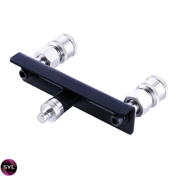 Подвійний конектор для секс-машин Hismith Quick Connector Adapter with Double Head, система KlicLok SO6219 SafeYourLove