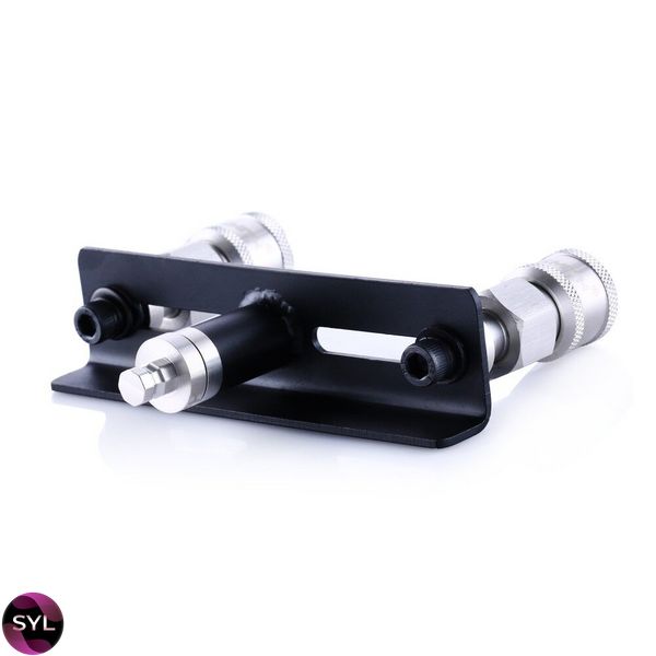 Подвійний конектор для секс-машин Hismith Quick Connector Adapter with Double Head, система KlicLok SO6219 SafeYourLove