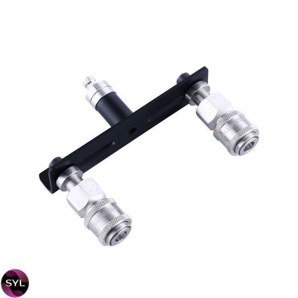 Подвійний конектор для секс-машин Hismith Quick Connector Adapter with Double Head, система KlicLok SO6219 SafeYourLove