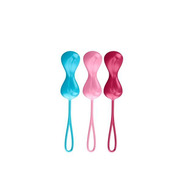 Набор вагинальных шариков Satisfyer Balls C02 double, medium T360067 фото