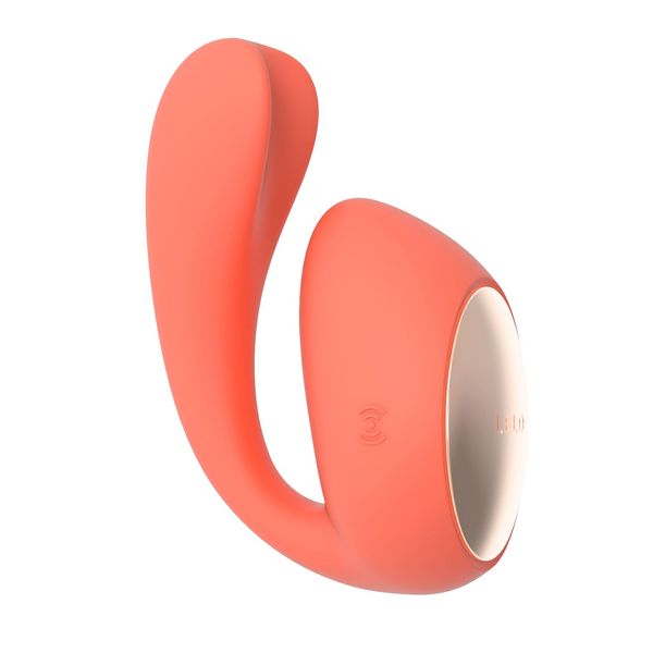 Смарт-вібратор LELO Ida Wave Coral Red, вагінально-кліторальний, технологія WaveMotion, 2 мотори SO8077 SafeYourLove