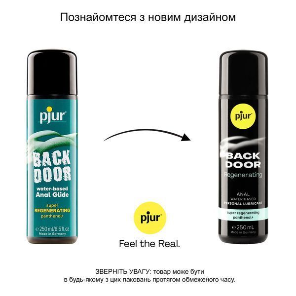Восстанавливающий анальный лубрикант Pjur Backdoor на водной основе, с пантенолом и экстрактом ромашки PJ13650 фото