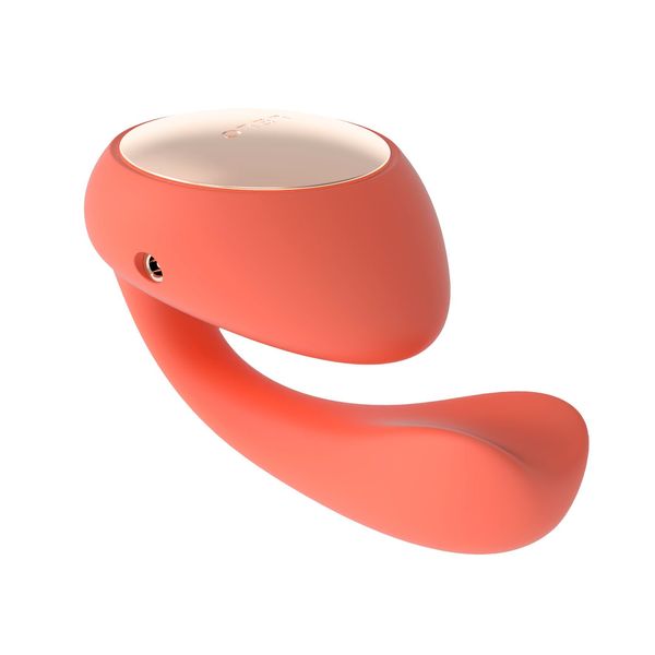 Смарт-вібратор LELO Ida Wave Coral Red, вагінально-кліторальний, технологія WaveMotion, 2 мотори SO8077 SafeYourLove