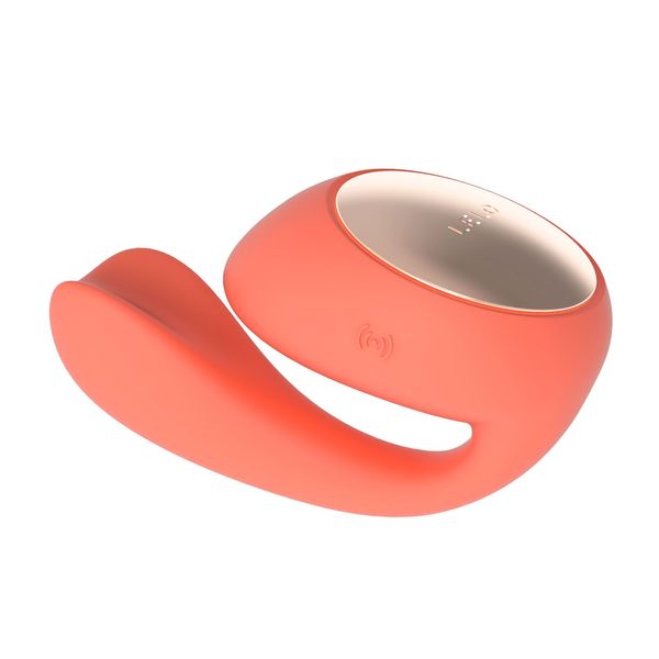 Смарт-вібратор LELO Ida Wave Coral Red, вагінально-кліторальний, технологія WaveMotion, 2 мотори SO8077 SafeYourLove