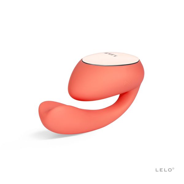 Смарт-вібратор LELO Ida Wave Coral Red, вагінально-кліторальний, технологія WaveMotion, 2 мотори SO8077 SafeYourLove