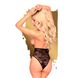 Боді з глибоким декольте та високими трусиками Penthouse - Toxic Powder Black L/XL SO5306 фото 2 Safeyourlove