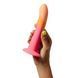 Dildo attachment for ROMP Dizi strap-on, gradient color: from red to