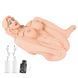 Masturbator doll Kokos Victoria 2WayPlus with massage and vibration function with vibration and massage, two entrances: vagina and ass