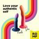 Dildo attachment for ROMP Dizi strap-on, gradient color: from red to