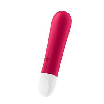 Czerwona satisfyer Ultra Power Bullet 1 ż&oacute;łta wibrująca kula zasilana baterią