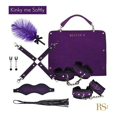 Подарунковий набір для BDSM RIANNE S — Kinky Me Softly Purple: 8 предметів для задоволення SO3865 SafeYourLove