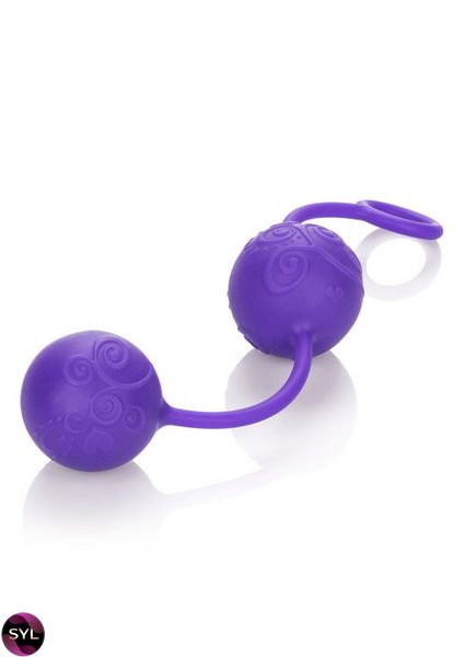 Вагінальні кульки силіконові Posh Silicone O Balls фіолетові California Exotic CE12483 SafeYourLove