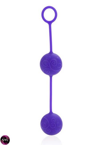 Вагінальні кульки силіконові Posh Silicone O Balls фіолетові California Exotic CE12483 SafeYourLove