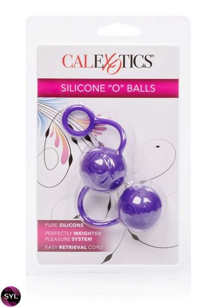 Вагінальні кульки силіконові Posh Silicone O Balls фіолетові California Exotic CE12483 SafeYourLove