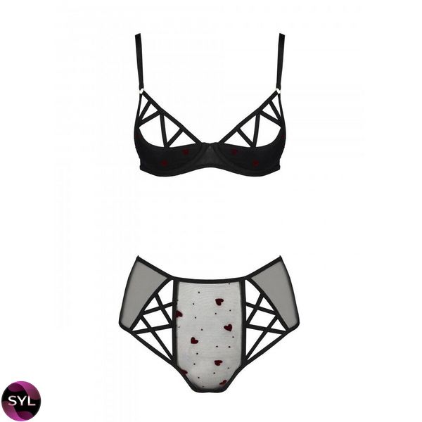 Еротичний комплект з малюнком LOVELIA BIKINI black L/XL - Passion SO4747 SafeYourLove