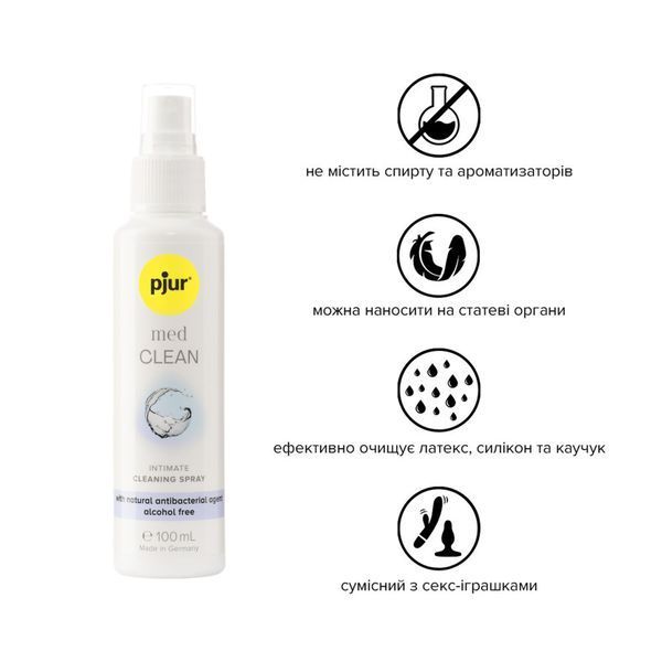 Антибактеріальний спрей для іграшок Pjur Med Clean PJ10440 SafeYourLove