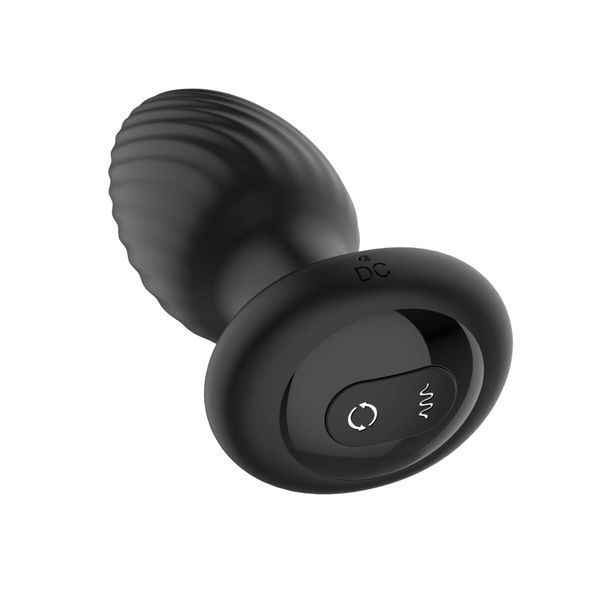 Nexus TORNADO Zdalnie sterowany obrotowy korek analny, Black
