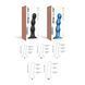 Nasadka do strap-ona Strap-On-Me Dildo Plug Balls Black XXL