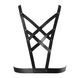 Портупея из экокожи Bijoux Indiscrets Maze &ndash; Cross Cleavage Harness (Распродажа), Black