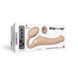 Безремневой страпон с вибрацией Strap-On-Me Vibrating Flesh M, диаметр 3,3см, пульт ДУ, регулируемый SO3355 фото 6