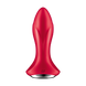 Czerwony inteligentny wibrator analny Rotator Plug 1+ wibracje + symulacja lizania Satisfyer (Niemcy)