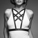 Портупея из экокожи Bijoux Indiscrets Maze &ndash; Cross Cleavage Harness (Распродажа), Black