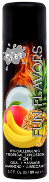 Розігріваючий лубрикант Wet Fun Flavors Tropical Fruit Explosion (мультифрукт) 89 мл WT43061 SafeYourLove