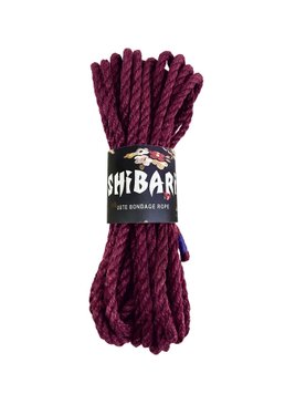Джутова мотузка для шібарі Feral Feelings Shibari Rope, 8 м фіолетова SO4007 SafeYourLove
