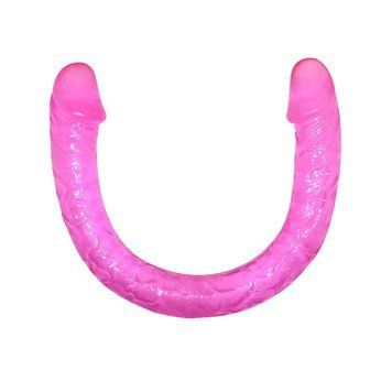 Dwustronny, r&oacute;żowy dildo Double Dones, Pink