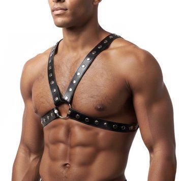 Men's briefcase Art of Sex - Spartacus, eco-leather, color black, size XS-M