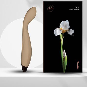 Вібратор для точки G SYL IRIS &ndash; чуттєва стимуляція для яскравих відчуттів, колір MILK