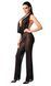 Jumpsuit Noir Handmade F350 Shiny tulle overall, size L