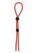 Pierścień na penisa DREAM TOYS STRETCHY LASSO CAGE, regulowany, Red